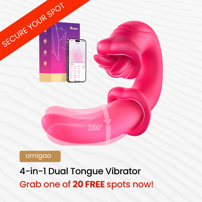 Omigao 4-in-1 Dual Tongue Vibrator