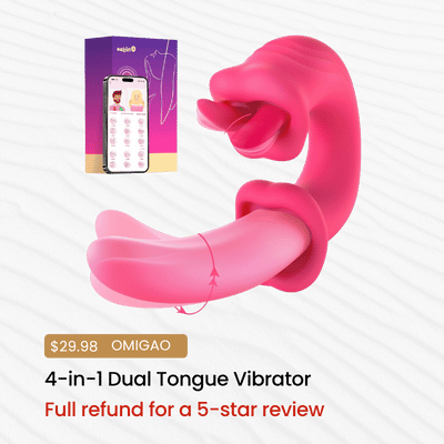 Amazon Treasure Hunt: Omigao 4-in-1 Dual Tongue Vibrator 2
